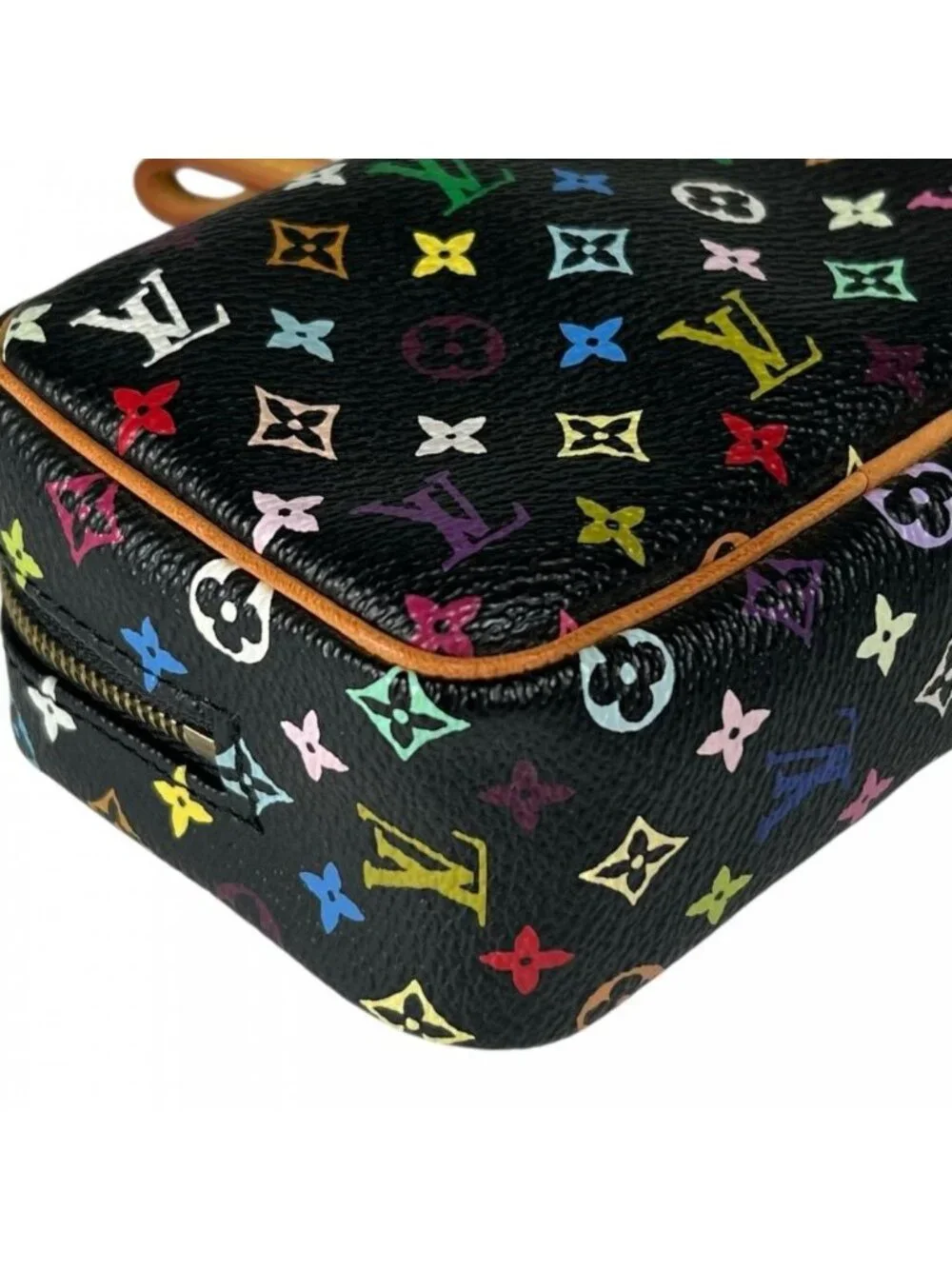 Louis Vuitton Pouch Trousse Wapiti Monogram Multicolor Gold